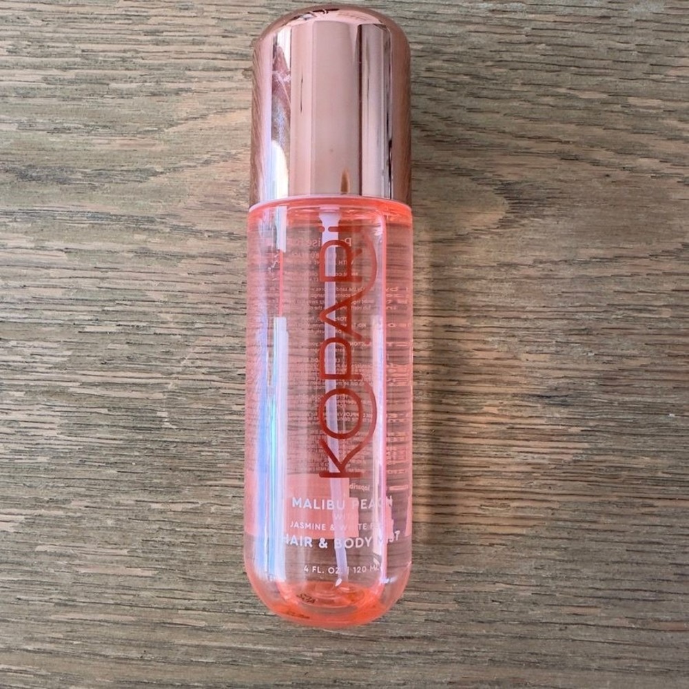 Kopari Paradise Found Malibu Peach Hair & Body Mist 4 oz Jasmine White Peach NEW